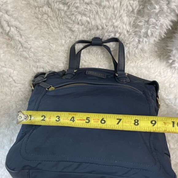 Radley London Navy Blue Nylon Spring Park  medium Backpack gold tone h… - Picture 9 of 12